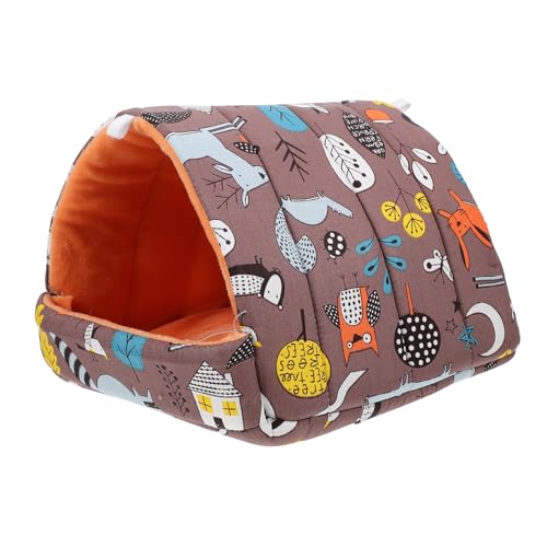 BESPORTBLE 2stücke Hamster-Nest Für Winter Warmes Schlafhaus Für Kleintiere Aus Hochwertigem Material Für Hamster Meerschweinchen Kaninchen Und Andere Haustiere von BESPORTBLE