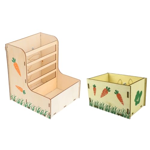 BESPORTBLE 2stücke Kaninchenfutter Aus Holz Kaninchenfutterständer Haustiergrasfutterständer Hasenfutterständer Haustierbedarf Leicht Zu Waschen Robust Und Langlebig Klein Und Tragbar BESPORTBLE 2stücke Kaninchenfutter Aus Holz Kaninchenfutterständer Haustiergrasfutterständer Hasenfutterständer Haustierbedarf Leicht Zu Waschen Robust Und Langlebig Klein Und Tragbar von BESPORTBLE