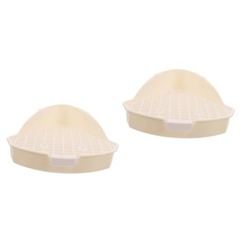 BESPORTBLE 2st Haustier Töpfchen Haustiere Rattenstreu Haustierstreubecken Meerschweinchen Katzentoilette Chinchilla-eck-katzentoilette Haustierpfanne Für Tiere Kaninchentoilette Weiß Plastik BESPORTBLE 2st Haustier Töpfchen Haustiere Rattenstreu Haustierstreubecken Meerschweinchen Katzentoilette Chinchilla-eck-katzentoilette Haustierpfanne Für Tiere Kaninchentoilette Weiß Plastik von BESPORTBLE