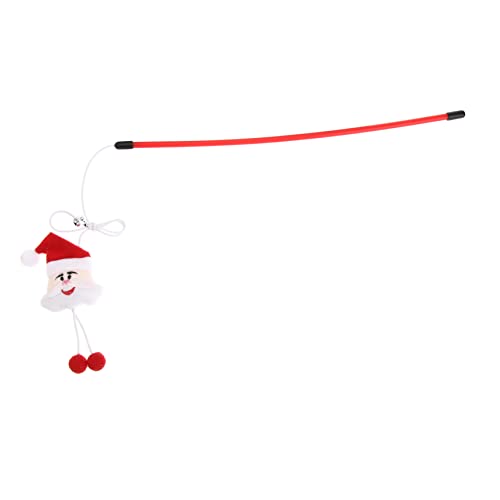 BESPORTBLE Katzenangel Interaktive Teaser Sticks Für Katzen Weihnachtsmann Design Fördert Spieltrieb Und Training Ideales Katzenspielzeug Für Drinnen Und Draußen BESPORTBLE Katzenangel Interaktive Teaser Sticks Für Katzen Weihnachtsmann Design Fördert Spieltrieb Und Training Ideales Katzenspielzeug Für Drinnen Und Draußen von BESPORTBLE