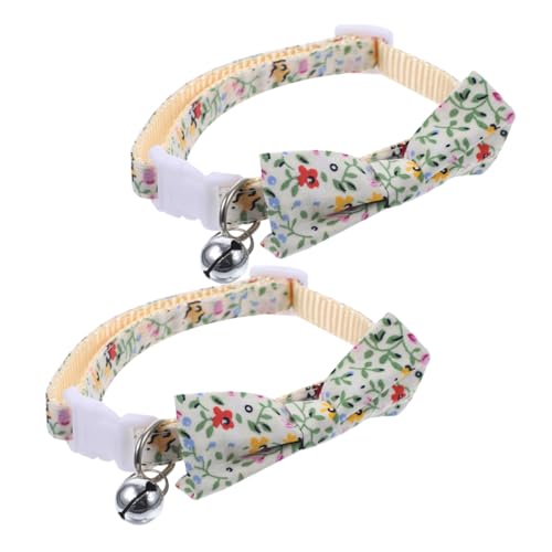 BESPORTBLE 2st Katzenhalsband Welpenhalsband Haustier-kätzchen-Halsband Dekoratives Hundehalsband Katzenhalsbänder Tragbares Hundehalsband Empfindlich Trompete Polyester-Nylon X3 von BESPORTBLE