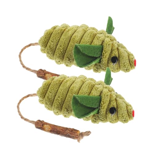 BESPORTBLE 2st Katzenminze Katze Hängematte Katzenhalsband Katzen-frühlingsspielzeug Katze Plüsch Katzenspielzeug Katzenkratzer Kätzchen Spielzeugmaus Polygonum Holz von BESPORTBLE