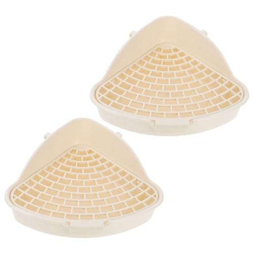 BESPORTBLE 2st Kleines Haustierurinal Hamstertoilette Kaninchen-töpfchentrainer Kaninchen-eckklo Haustier-toiletten-töpfchen-Trainer Haustierkäfig Rattenstreu Eckstreuwanne Weiß Plastik BESPORTBLE 2st Kleines Haustierurinal Hamstertoilette Kaninchen-töpfchentrainer Kaninchen-eckklo Haustier-toiletten-töpfchen-Trainer Haustierkäfig Rattenstreu Eckstreuwanne Weiß Plastik von BESPORTBLE