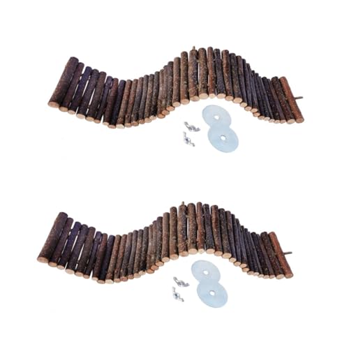 BESPORTBLE 2stücke Pet Climbing Ladder Aus Holz Hängende Brücke Für Hamster Mäuse Und Kleine Nager Spielzeug Und Klettergerüst Für Kleintiere Zum Kauen Und Spielen BESPORTBLE 2stücke Pet Climbing Ladder Aus Holz Hängende Brücke Für Hamster Mäuse Und Kleine Nager Spielzeug Und Klettergerüst Für Kleintiere Zum Kauen Und Spielen von BESPORTBLE