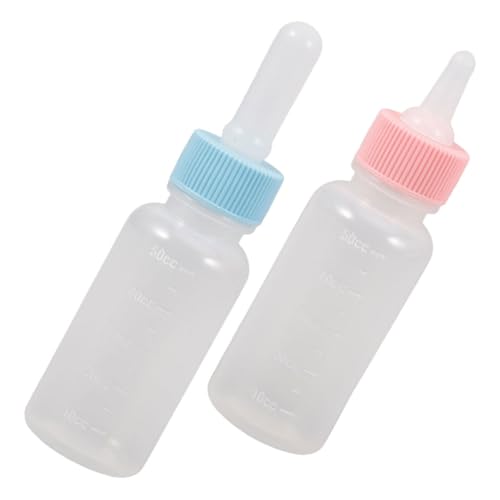 BESPORTBLE Tier Feeder Flaschen 2 Pack Kätzchen Pflege Flasche Welpen Feeder für von BESPORTBLE