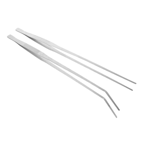 BESPORTBLE 2 Stücke Aquarium Zangen Fisch Tank Pinzette Set Flache Gebogene Tipps Reptil Fütterung für Terrarium Pflanze Pflege BESPORTBLE 2 Stücke Aquarium Zangen Fisch Tank Pinzette Set Flache Gebogene Tipps Reptil Fütterung für Terrarium Pflanze Pflege von BESPORTBLE