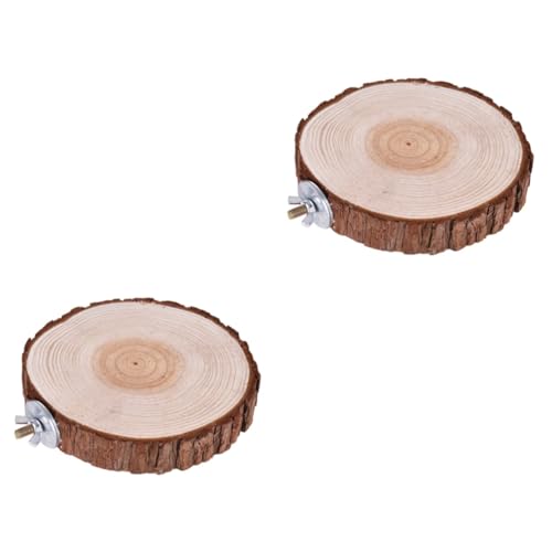 BESPORTBLE 2 Stücke Haustier Papagei Plattform 8-10cm Runde Sprungbrett Holz Rack Spielzeug Für Vogel Käfig Und Tiere BESPORTBLE 2 Stücke Haustier Papagei Plattform 8-10cm Runde Sprungbrett Holz Rack Spielzeug Für Vogel Käfig Und Tiere von BESPORTBLE