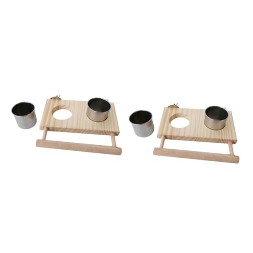BESPORTBLE 2stücke Edelstahl Futter Und Wassernapf Für Papageien Kleiner Einfach Zu Reinigender Fressnapf Für Vögel Für Käfige Und Kleine Tiere Hygienisch Und Langlebig BESPORTBLE 2stücke Edelstahl Futter Und Wassernapf Für Papageien Kleiner Einfach Zu Reinigender Fressnapf Für Vögel Für Käfige Und Kleine Tiere Hygienisch Und Langlebig von BESPORTBLE