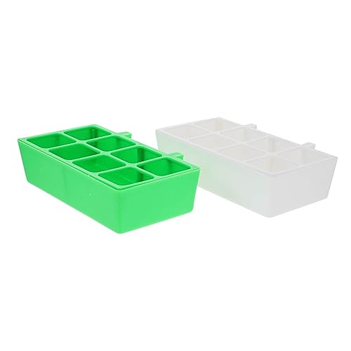 BESPORTBLE Vogelkäfig-futterspender Vogelfutterspender Aus Kunststoff Für Den Käfig Vogelnuss-futterspender Vogelfutterbox Papageienfutterbehälter Nicht-Design von BESPORTBLE