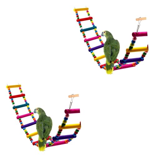 BESPORTBLE 2 Stück Select Papageienspielzeug Vogelleiter Für Sittiche 12-stufiges Schaukelspielzeug Aus Naturholz Für Vögel BESPORTBLE 2 Stück Select Papageienspielzeug Vogelleiter Für Sittiche 12-stufiges Schaukelspielzeug Aus Naturholz Für Vögel von BESPORTBLE