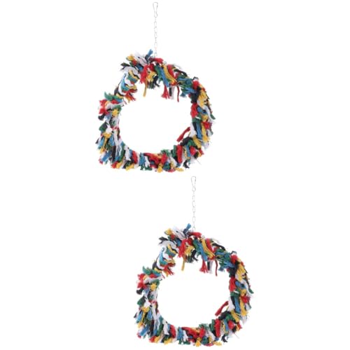 BESPORTBLE 2stücke Papageien Spielzeug Aus Baumwolle Snuggle Ring Schaukelseil Für Vögel Für Graupapageien Und Nymphensittiche Fördert Gesundheit Und Stressabbau Farbe Zufällig BESPORTBLE 2stücke Papageien Spielzeug Aus Baumwolle Snuggle Ring Schaukelseil Für Vögel Für Graupapageien Und Nymphensittiche Fördert Gesundheit Und Stressabbau Farbe Zufällig von BESPORTBLE