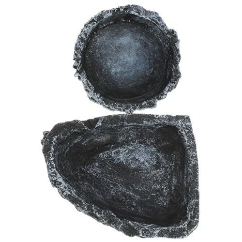 BESPORTBLE 2-teiliges Futter- Und Wassernapf-Set Für Reptilien Für Schlangen Schildkröten Eidechsen Futterspender Aus Kunstharz Wasserhalter Für Haustiere BESPORTBLE 2-teiliges Futter- Und Wassernapf-Set Für Reptilien Für Schlangen Schildkröten Eidechsen Futterspender Aus Kunstharz Wasserhalter Für Haustiere von BESPORTBLE