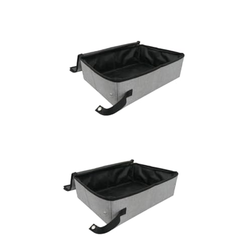 BESPORTBLE 2stücke Faltbare Katzenstreu Box Wasserdichtes Katzenklo Für Unterwegs Praktische Bequemes Für Katzen Und Kätzchen BESPORTBLE 2stücke Faltbare Katzenstreu Box Wasserdichtes Katzenklo Für Unterwegs Praktische Bequemes Für Katzen Und Kätzchen von BESPORTBLE