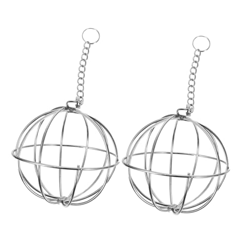 BESPORTBLE 2 Stück Hühnerfutterhalter Aus Edelstahl Hängender Geflügel Futterspender Für Gemüse Und Leckereien Für Hühner Kaninchen Und Andere Kleintiere BESPORTBLE 2 Stück Hühnerfutterhalter Aus Edelstahl Hängender Geflügel Futterspender Für Gemüse Und Leckereien Für Hühner Kaninchen Und Andere Kleintiere von BESPORTBLE