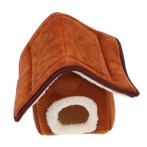 BESPORTBLE 3stücke Warmes Baumwoll-hamsterbett Dickes Weiches Pet Nest Für Kleine Tiere Für Hamster Chinchillas Und Andere Kleintiere Bietet Einen Gemütlichen Rückzugsort Im Winter von BESPORTBLE