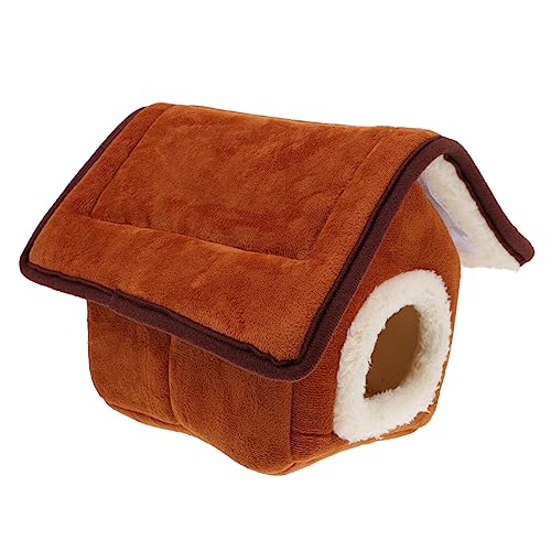 BESPORTBLE 3 STK Baumwollnest für kleine Haustiere kleine Tiere nisten Hamsternest Hamster häuschen haustierbett Hasenspielzeug Bett-Caddy zum Aufhängen Schlafnest für Haustiere Haustiernest von BESPORTBLE