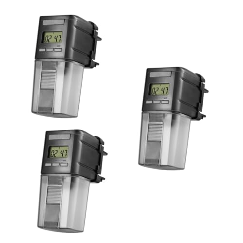 BESPORTBLE 3 Stücke Automatische Fisch Feeder Aquarium Feeder Feeder Auto Food Dispenser Tank Feeder Einfach Zu Nachfüllen von BESPORTBLE