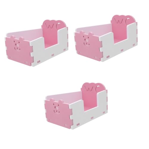 BESPORTBLE 3 STK Hamster Toilette Kleine Haustiertoilette Hamster-PIPI-Training Hamster klo Small pet Toilet fussbadewanne Kleintierbedarf Toilettenbecken für kleine Haustiere PVC Rosa BESPORTBLE 3 STK Hamster Toilette Kleine Haustiertoilette Hamster-PIPI-Training Hamster klo Small pet Toilet fussbadewanne Kleintierbedarf Toilettenbecken für kleine Haustiere PVC Rosa von BESPORTBLE