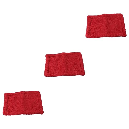 BESPORTBLE 3 STK Haustierkissen Igelmatte Einstreu für Hamster Hamsterspäne Wärmekissen für Haustiere Fleecedecken für Haustiere haustierbett pet Bed petbett Haustiermatte Schlafmatte rot BESPORTBLE 3 STK Haustierkissen Igelmatte Einstreu für Hamster Hamsterspäne Wärmekissen für Haustiere Fleecedecken für Haustiere haustierbett pet Bed petbett Haustiermatte Schlafmatte rot von BESPORTBLE