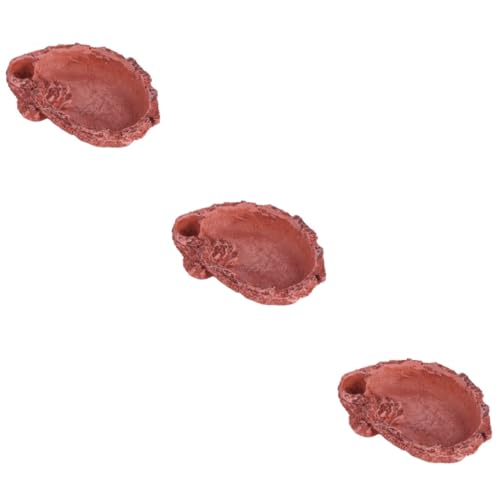 BESPORTBLE 3stücke Imitation Baumrinde Futter Und Wasserschale Für Reptilien Resin Napf Für Eidechsen Geckos Und Andere Haustiere Dunkelrot Langlebig Und Leicht Zu Reinigen BESPORTBLE 3stücke Imitation Baumrinde Futter Und Wasserschale Für Reptilien Resin Napf Für Eidechsen Geckos Und Andere Haustiere Dunkelrot Langlebig Und Leicht Zu Reinigen von BESPORTBLE