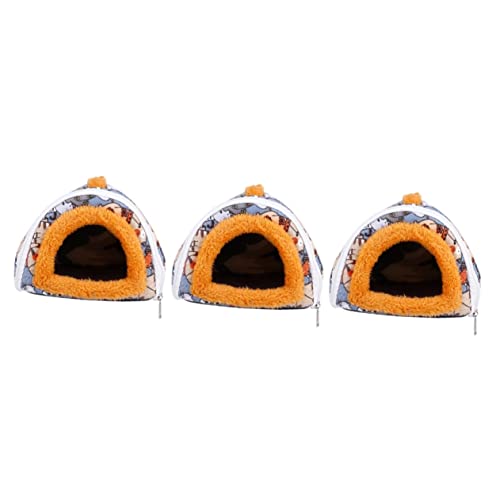 BESPORTBLE 3 Stücke Entzückende Meerschweinchenhöhle Universal Haustierbett Bequemes Versteck Hamsterhausbett BESPORTBLE 3 Stücke Entzückende Meerschweinchenhöhle Universal Haustierbett Bequemes Versteck Hamsterhausbett von BESPORTBLE