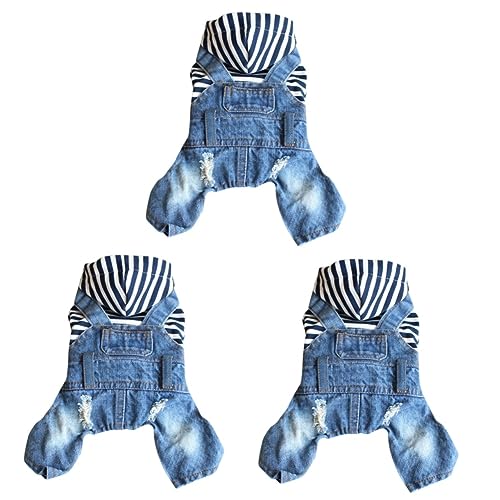 BESPORTBLE 3 STK Hosenträger Haustierkleidung Hundemäntel Welpenschlinge Welpen-Jeans Schlafanzug mit Hundefuß Einteilige Hose Glücksspiel Overall Hundeklamotten Welpenkleidung Denim-Kleidung BESPORTBLE 3 STK Hosenträger Haustierkleidung Hundemäntel Welpenschlinge Welpen-Jeans Schlafanzug mit Hundefuß Einteilige Hose Glücksspiel Overall Hundeklamotten Welpenkleidung Denim-Kleidung von BESPORTBLE