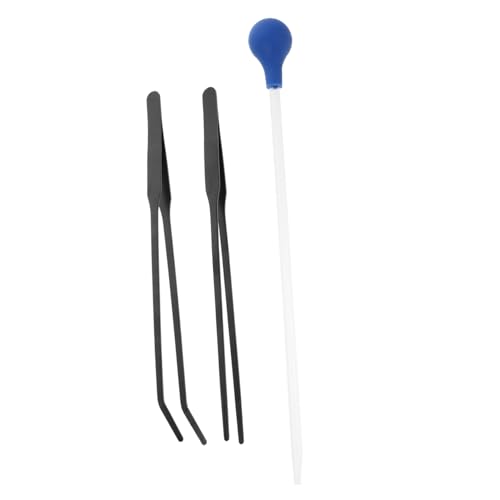 BESPORTBLE 3 Sets Fisch Tank Reinigung Set Korallen Feeder Aquarium Pipette Dropper Und Pinzette von BESPORTBLE