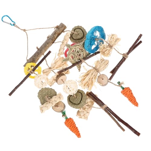 BESPORTBLE 3sätze Kleintier Kauspielzeug Aus Naturmaterialien Molar Spielzeug Für Hamster Kaninchen Meerschweinchen Und Andere Kleine Haustiere Fördert Die Zahngesundheit Und Sorgt Für von BESPORTBLE