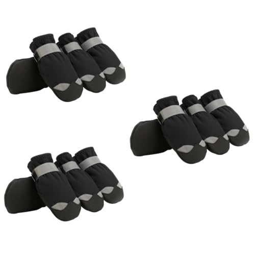 BESPORTBLE 3 Sätze Haustier wasserdichte Schuhe Hundepfotenschutz Hundestiefel Schuhe Welpenpfote hundeschuhe Paws pfotenschutz Schuhe für Hunde wasserdichte hundestiefel Nylon Black BESPORTBLE 3 Sätze Haustier wasserdichte Schuhe Hundepfotenschutz Hundestiefel Schuhe Welpenpfote hundeschuhe Paws pfotenschutz Schuhe für Hunde wasserdichte hundestiefel Nylon Black von BESPORTBLE
