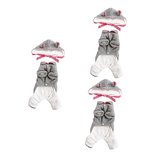 BESPORTBLE 3 Sätze Hund einteiliger Hut Welpen-Hoodie Hundepullover für kleine Hunde Hundemantel mit Baumwollfutter Hunde Winterkleidung Haustierbekleidung Winterkleidung für Haustiere BESPORTBLE 3 Sätze Hund einteiliger Hut Welpen-Hoodie Hundepullover für kleine Hunde Hundemantel mit Baumwollfutter Hunde Winterkleidung Haustierbekleidung Winterkleidung für Haustiere von BESPORTBLE