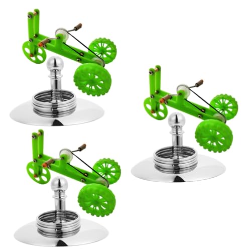 BESPORTBLE 3 Sätze Papagei Fahrrad Vogelspielzeug Nymphensittich Spielzeug Papagei Lernspielzeug Vogeltrainingsfahrradspielzeug Papageientrick Tischspielzeug Vögel Lernspielzeug Plastik von BESPORTBLE