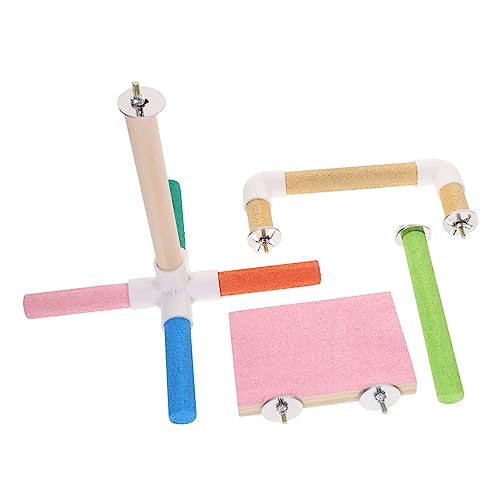 BESPORTBLE 3 Sätze Papagei Spielzeug Vogelspielzeug vogelkäfig zubehör Übungsstab für Papageien Kauspielzeug Spielzeuge Spielset Holz Käfig Vogel Barsch Papageienspielzeug der Vogel tosu BESPORTBLE 3 Sätze Papagei Spielzeug Vogelspielzeug vogelkäfig zubehör Übungsstab für Papageien Kauspielzeug Spielzeuge Spielset Holz Käfig Vogel Barsch Papageienspielzeug der Vogel tosu von BESPORTBLE