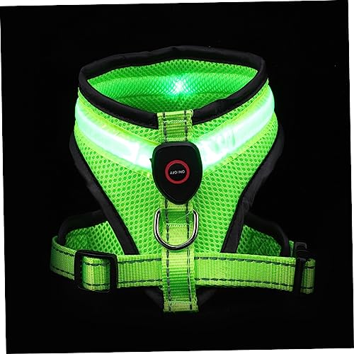 BESPORTBLE 3sätze USB Aufladbare Hundeweste Reflektierende Hundevest Für Sicheres Nachtspazieren Für Kleine Hunde Mit USB-Kabel Einfach Anzulegen Für Outdoor-aktivitäten von BESPORTBLE