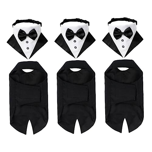 BESPORTBLE 3 Sets Hundeanzug Formelle Hundekleidung Geburtstagsgeschenk Haustier Cosplay Requisite Formeller Hunde Smoking Hochzeitsfeier Anzug Hundetragekostü Haustier Hundekostü BESPORTBLE 3 Sets Hundeanzug Formelle Hundekleidung Geburtstagsgeschenk Haustier Cosplay Requisite Formeller Hunde Smoking Hochzeitsfeier Anzug Hundetragekostü Haustier Hundekostü von BESPORTBLE