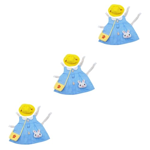 BESPORTBLE 3sätze Hasenkostüm Mit Geschirr Für Kleine Haustiere Niedliche Bekleidung Und Leine Für Tägliches Tragen Und Partys Für Kaninchen Und Andere Kleintiere von BESPORTBLE
