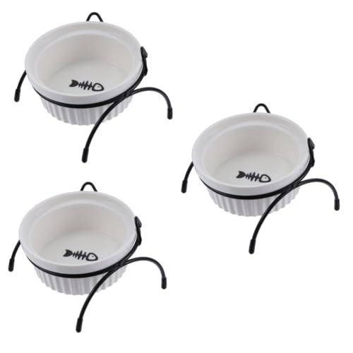 BESPORTBLE 3 STK Haustiernapf pet Feeder pet Bowl katzenfutter schüssel großer Hundenapf Erhöhter Katzennapf Katzennäpfe Katzennapf mit hohem Sockel Futterautomat mit Halterung Keramik BESPORTBLE 3 STK Haustiernapf pet Feeder pet Bowl katzenfutter schüssel großer Hundenapf Erhöhter Katzennapf Katzennäpfe Katzennapf mit hohem Sockel Futterautomat mit Halterung Keramik von BESPORTBLE