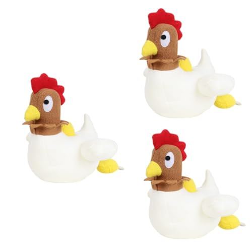 BESPORTBLE 3 STK Henne Eier Spielzeug Kuscheltier für Hund Plüsch-Hühnchen-Hundespielzeug Dog chew Toy hundekauspielzeuge Plüschtier Welpenpuzzlespielzeug für kleine Hunde Spielzeug für Hund BESPORTBLE 3 STK Henne Eier Spielzeug Kuscheltier für Hund Plüsch-Hühnchen-Hundespielzeug Dog chew Toy hundekauspielzeuge Plüschtier Welpenpuzzlespielzeug für kleine Hunde Spielzeug für Hund von BESPORTBLE