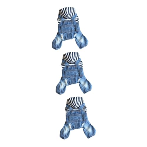 BESPORTBLE 3 STK Overall Hundeklamotten Hundeoverall Schlafanzug Mit Hundefuß Jeansjacke Für Hunde Bequeme Haustierkleidung Wintermantel Für Hunde Welpenkleidung Hunde-Jeans- Hundejacken BESPORTBLE 3 STK Overall Hundeklamotten Hundeoverall Schlafanzug Mit Hundefuß Jeansjacke Für Hunde Bequeme Haustierkleidung Wintermantel Für Hunde Welpenkleidung Hunde-Jeans- Hundejacken von BESPORTBLE
