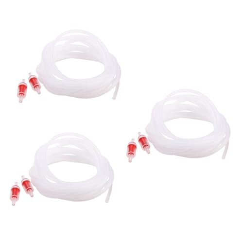BESPORTBLE 3stücke Standard Airline Schlauch Mit Transparenten Rückschlagventilen Für Aquarien Zubehör Für Luftpumpen Für Süß Und Salzwasserumgebungen Flexibles Und Knickfreies Design von BESPORTBLE