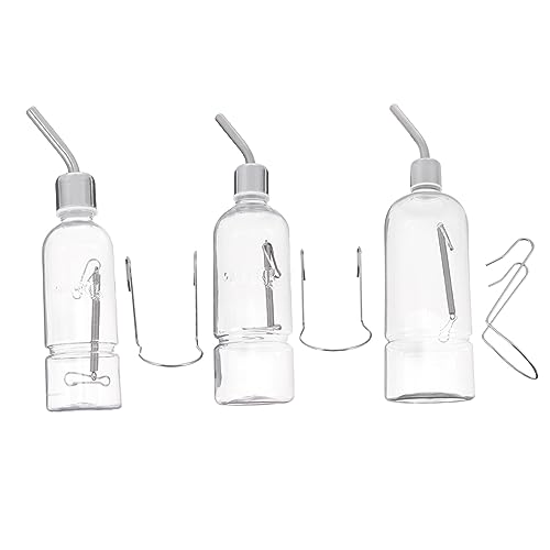 BESPORTBLE Edelstahl-wasserflasche für Haustiere Automatischer Spender 3-teiliges Set Silberfarben für Hamster Kaninchen Einfaches Design Pflege des Haustiers BESPORTBLE Edelstahl-wasserflasche für Haustiere Automatischer Spender 3-teiliges Set Silberfarben für Hamster Kaninchen Einfaches Design Pflege des Haustiers von BESPORTBLE