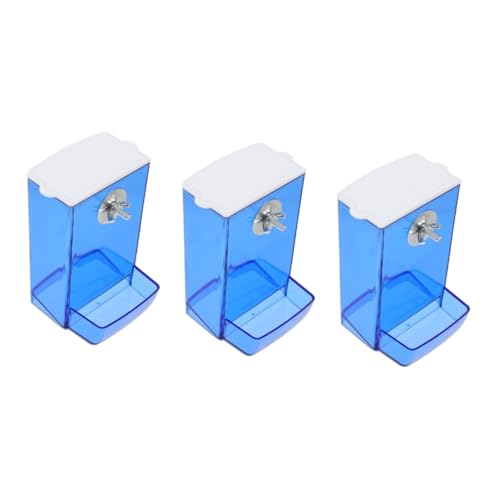 BESPORTBLE 3 Stück Box Vogelfutterbox Vogelfutterspender Vogelkäfigbehälter Vogelkäfige Vogelkäfig Futterspender Vogelpapagei Fütterungsbecher Schnallendesign Vogelfutterspender Vogelkäfig BESPORTBLE 3 Stück Box Vogelfutterbox Vogelfutterspender Vogelkäfigbehälter Vogelkäfige Vogelkäfig Futterspender Vogelpapagei Fütterungsbecher Schnallendesign Vogelfutterspender Vogelkäfig von BESPORTBLE