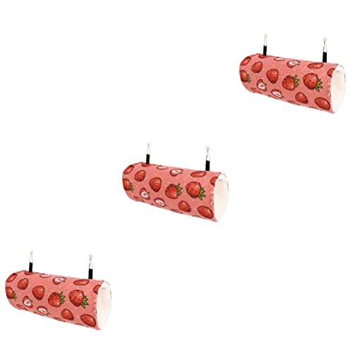 BESPORTBLE 3 Stück Hamster Tunnel Hamster Schlafbett Hamster Warmes Bett Haustier Schlafbett Haustierbett Haustier Warmes Schlafbett Hamster Hängenest Haustier Warmes Haustier Tunnel von BESPORTBLE