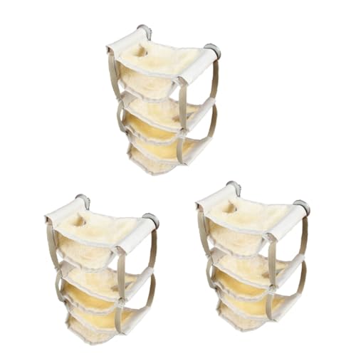 BESPORTBLE 3 Stück Hamsterzubehör Hamster Hängebett Kleines Haustier Hängebett Hamsterbett Hamster Hängematte BESPORTBLE 3 Stück Hamsterzubehör Hamster Hängebett Kleines Haustier Hängebett Hamsterbett Hamster Hängematte von BESPORTBLE