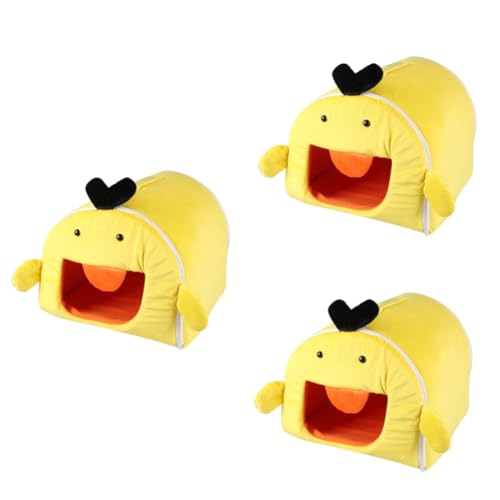 BESPORTBLE 3stücke Winter Warm Pet Sleep Cage Abnehmbares Und Waschbares Bett Für Hamster Kaninchen Und Andere Kleintiere s Gemütliches Und Nest Für von BESPORTBLE
