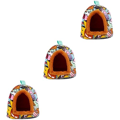 BESPORTBLE 3stücke Abnehmbares Cavy Haus Warmes Hamsterbett Für Jahreszeiten Atmungsaktivem Material Geeignet Für Kleine Haustiere Wie Hamster Und Meerschweinchen BESPORTBLE 3stücke Abnehmbares Cavy Haus Warmes Hamsterbett Für Jahreszeiten Atmungsaktivem Material Geeignet Für Kleine Haustiere Wie Hamster Und Meerschweinchen von BESPORTBLE