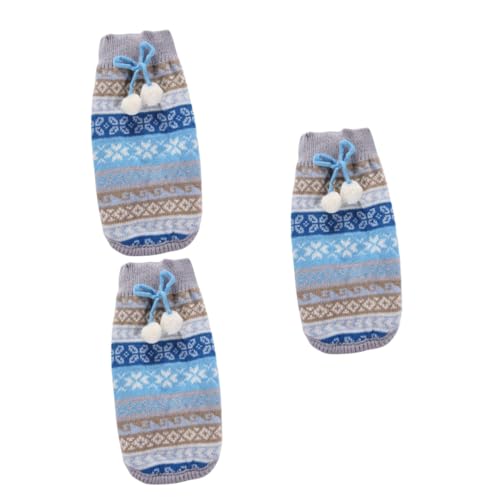 BESPORTBLE 3 Stück Heimtierbedarf Ärmellose Hunde Kapuzenpullover Haustier Hundekleidung Warmer Pullover Weihnachtspullover Winterbekleidung BESPORTBLE 3 Stück Heimtierbedarf Ärmellose Hunde Kapuzenpullover Haustier Hundekleidung Warmer Pullover Weihnachtspullover Winterbekleidung von BESPORTBLE