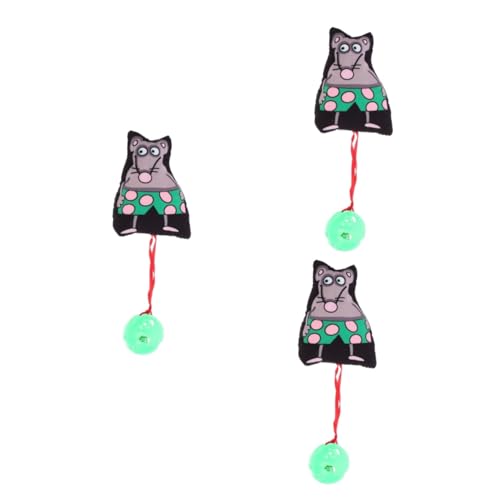 BESPORTBLE 3 Stück Katzenspielzeug Haustierspielzeug Spielzeug Kätzchenspielzeug Katzenmausspielzeug Kleine Katze Neckendes Spielzeug Katzenbedarf Spielzeugmaus Für Katzen von BESPORTBLE