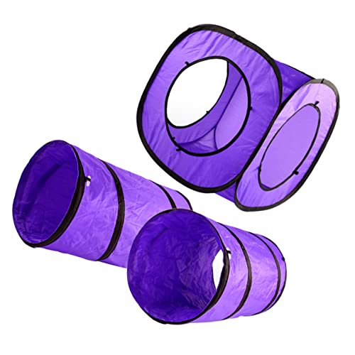BESPORTBLE 3 Stück Katzentunnel Haustier Katzenbett Outdoor Katzenhäuser Kaninchenspielzeug Für Hasen Outdoor Spielzeug Lila Anzüge Hamstertunnelröhre Kätzchentunnel BESPORTBLE 3 Stück Katzentunnel Haustier Katzenbett Outdoor Katzenhäuser Kaninchenspielzeug Für Hasen Outdoor Spielzeug Lila Anzüge Hamstertunnelröhre Kätzchentunnel von BESPORTBLE