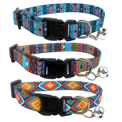 BESPORTBLE 3 Stück Rotes Katzenhalsband Welpenhalsband Hundehalsband Süße Katzenhalsbänder Katzenhalsband Katzenzubehör Kätzchenhalsband Wiederverwendbares Katzenhalsband von BESPORTBLE