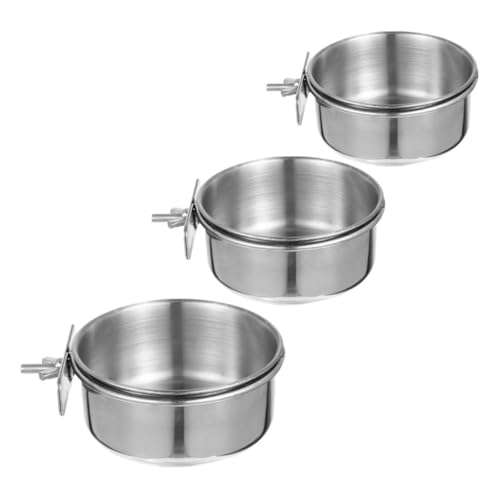 BESPORTBLE 3 Stück Teiliges Vogel Futternapf Hängend Futter und Wassernäpfe für Papageien Wellensittiche Kleine Vögel Käfighalterung BESPORTBLE 3 Stück Teiliges Vogel Futternapf Hängend Futter und Wassernäpfe für Papageien Wellensittiche Kleine Vögel Käfighalterung von BESPORTBLE